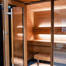 Load image into Gallery viewer, Saunum AirCube 3 Outdoor Sauna Interior