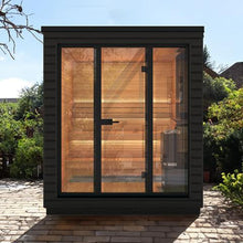 Load image into Gallery viewer, Saunum Classic Mini Outdoor Sauna on patio