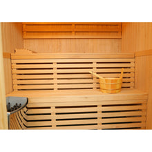 Load image into Gallery viewer, HL400SN Tiburon 4 Person Traditional Sauna Inside