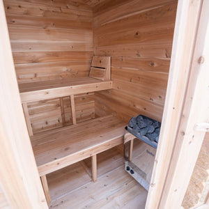 Dundalk Leisurecraft Granby Outdoor Sauna Interior