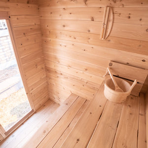 Dundalk Leisurecraft Granby Outdoor Sauna Interior