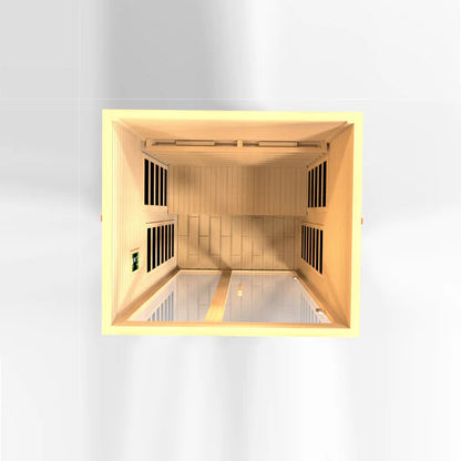 Dynamic Saunas Santiago 2 Person Full Spectrum Infrared Sauna, DYN-6209-03 FS