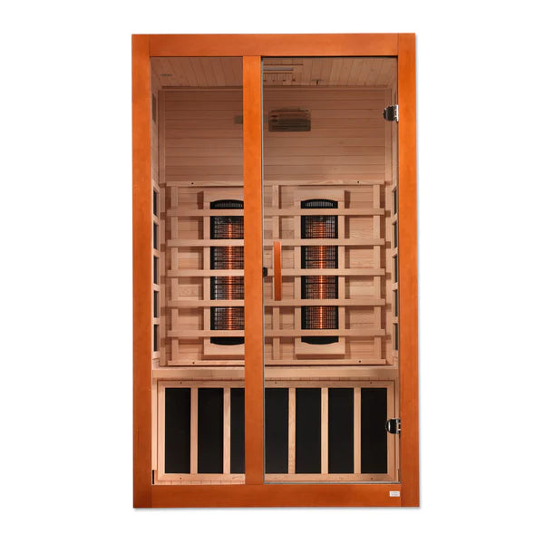 Dynamic Saunas Santiago 2 Person Full Spectrum Infrared Sauna, DYN-6209-03 FS