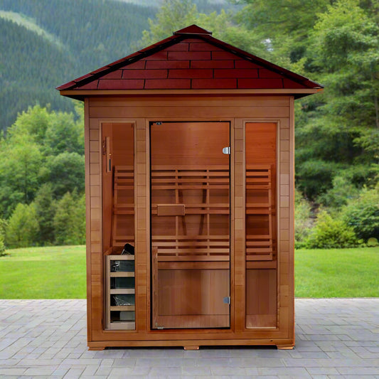 SunRay Saunas Waverly 3 Person Sauna
