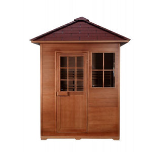 SunRay Saunas Freeport 3 Person Outdoor Traditional Sauna