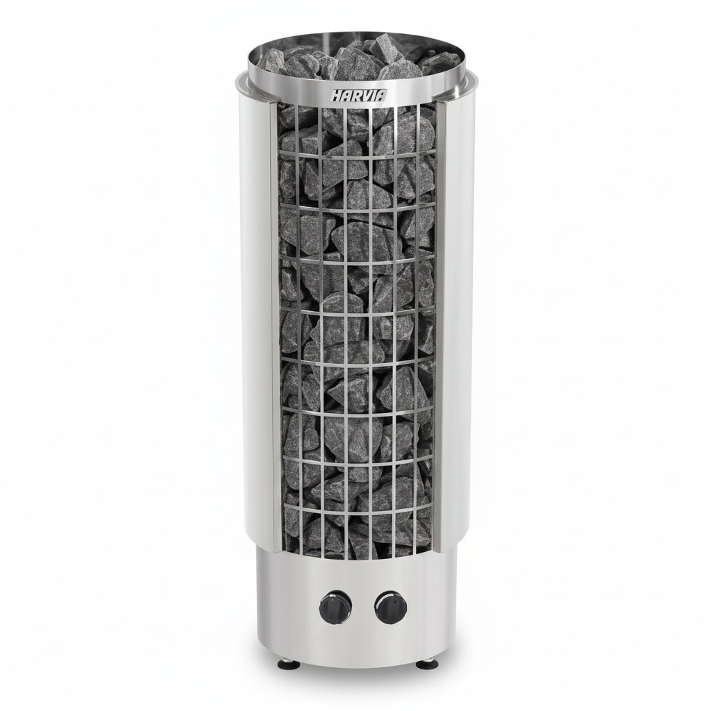 Harvia Cilindro Electric Sauna Heater with Built in Controls