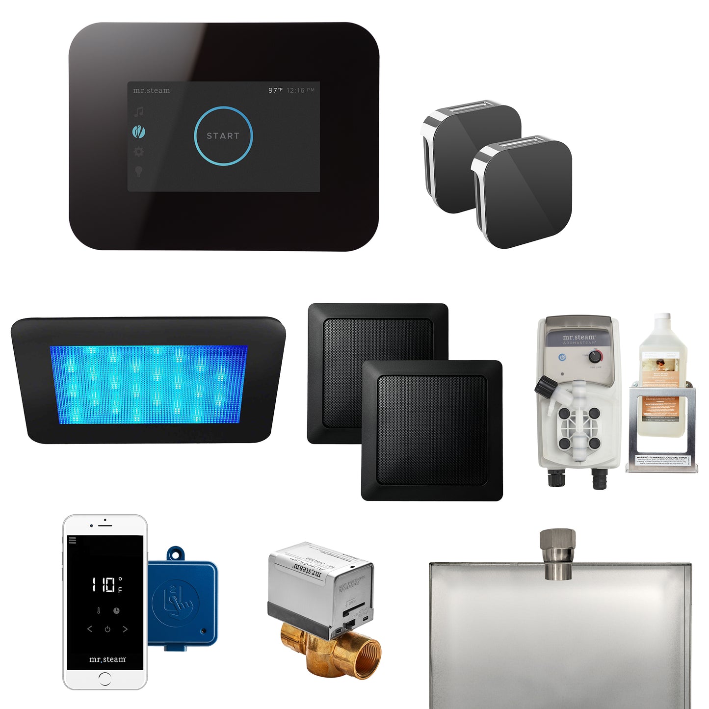 Mr. Steam iDream® Max Steam Generator Control Bundle