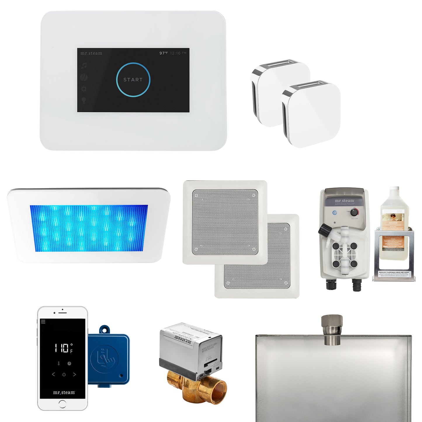 Mr. Steam iDream® Max Steam Generator Control Bundle