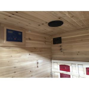SunRay Saunas Grandby Outdoor 3-Person Infrared Sauna HL300D