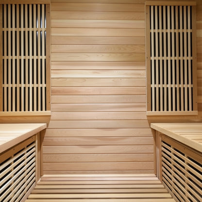 Interior of the SunRay Saunas Roslyn Infrared Sauna