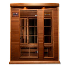 Load image into Gallery viewer, Maxxus 3 Person Low EMF FAR Infrared Canadian Red Cedar Sauna MX-K306-01 CED