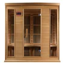 Load image into Gallery viewer, Maxxus 4 Person Low EMF FAR Infrared Canadian Red Cedar Sauna MX-K406-01 CED