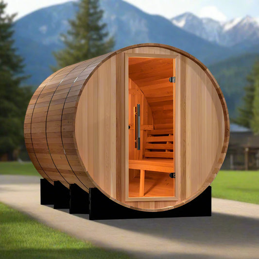 Golden Designs Marstrand 6 Person Barrel Sauna