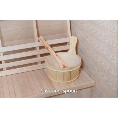 SunRay Eagle 2 Person Outdoor Traditional Sauna