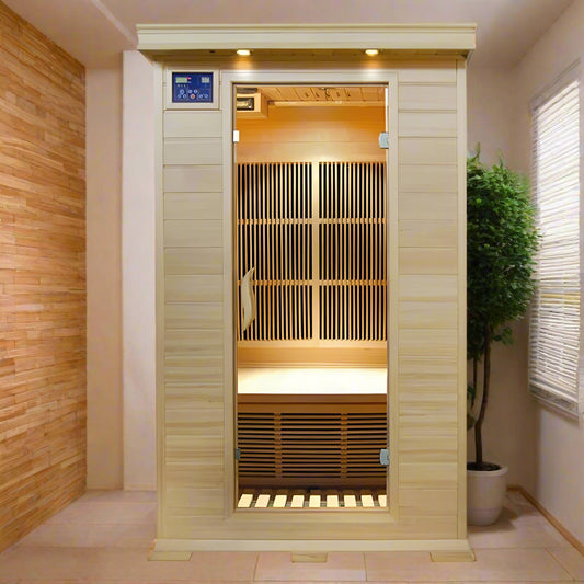 SunRay Evansport 2-Person FAR Infrared Sauna HL200K2
