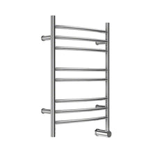 Load image into Gallery viewer, Metro Collection® 8-Bar Wall-Mounted Electric Towel Warmer with Digital Timer