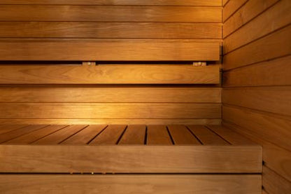 Interior Sauna Bench of Auroom Cala Wood Sauna