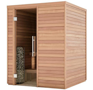 Huum Cliff Mini 3.5kW Electric Sauna Heater in Auroom Sauna