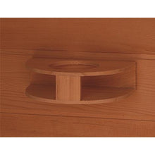 Load image into Gallery viewer, HL400KC Bristol Bay 4 Person Corner Infrared Sauna Cupholder