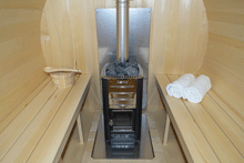 Load image into Gallery viewer, Harvia M3 Wood Burning Sauna Heater with Chimney