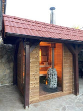 Load image into Gallery viewer, Huum Thru-Ceiling Sauna Chimney Kit for Barrel Saunas