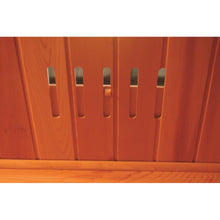 Load image into Gallery viewer, HL400KC Bristol Bay 4 Person Corner Infrared Sauna Inside